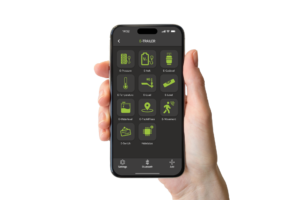 E-Trailer app in hand